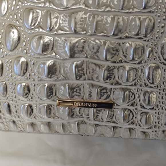 Brahmin Abbott Shoulder Bag In Ivory Dream Melbourne. NWT - Picture 6 of 16